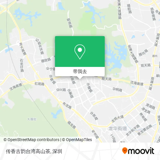 传香古韵台湾高山茶地图