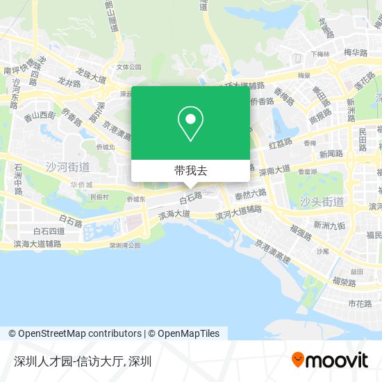 深圳人才园-信访大厅地图