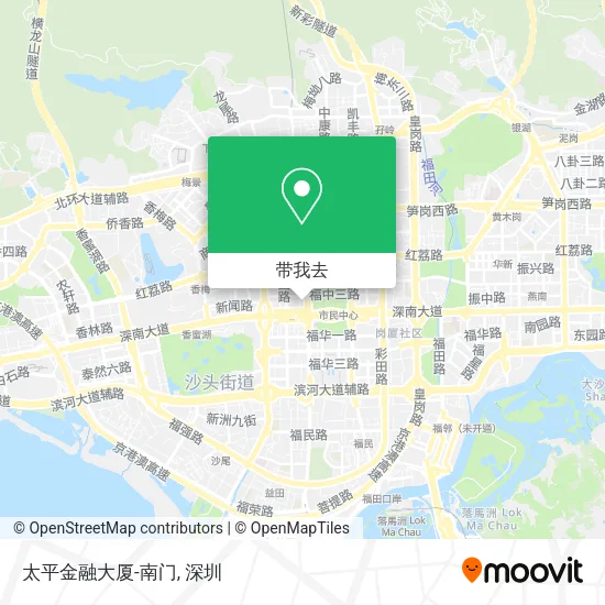 太平金融大厦-南门地图
