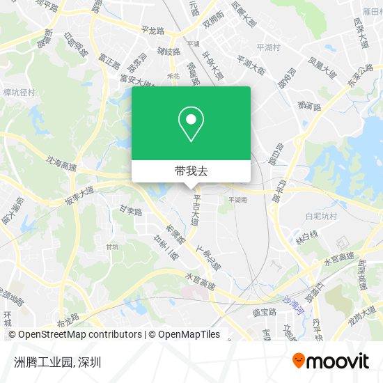 洲腾工业园地图