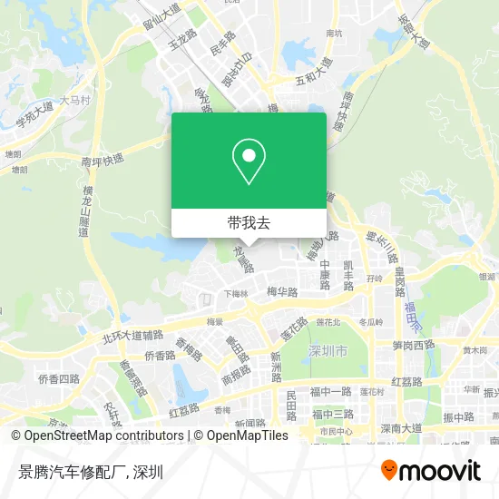 景腾汽车修配厂地图