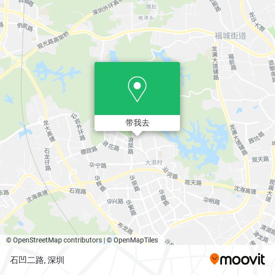 石凹二路地图