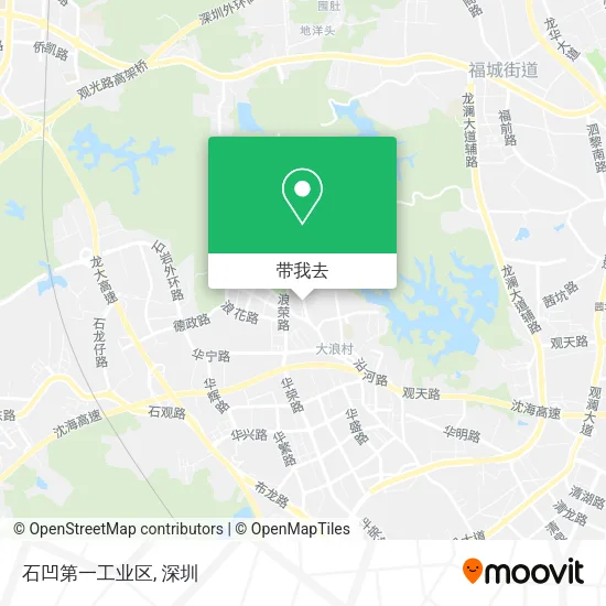 石凹第一工业区地图
