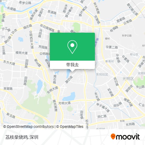 茘枝柴烧鸡地图