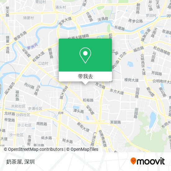 奶茶屋地图