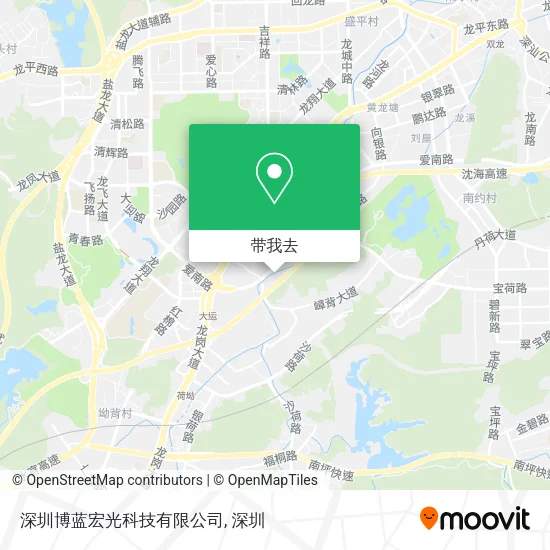 深圳博蓝宏光科技有限公司地图