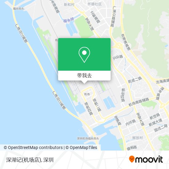 深湖记(机场店)地图