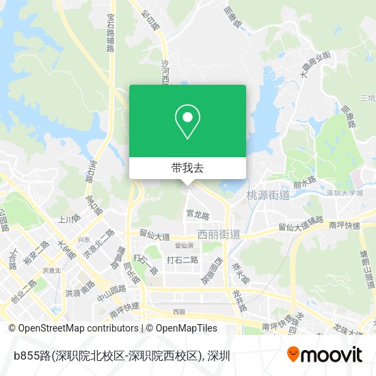 b855路(深职院北校区-深职院西校区)地图