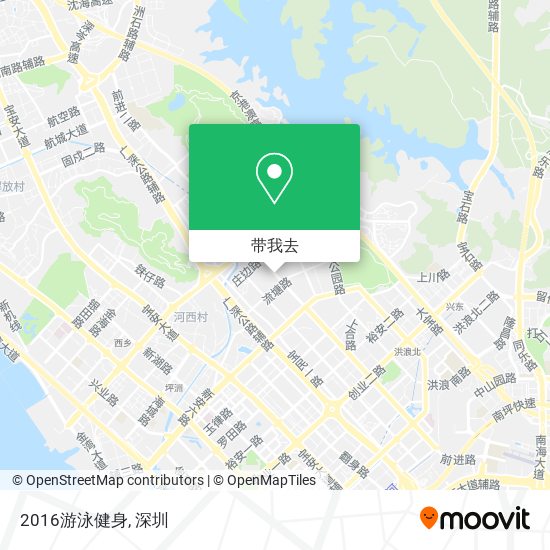 2016游泳健身地图