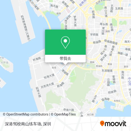 深港驾校南山练车场地图