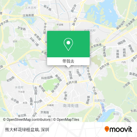 熊大鲜花绿植盆栽地图