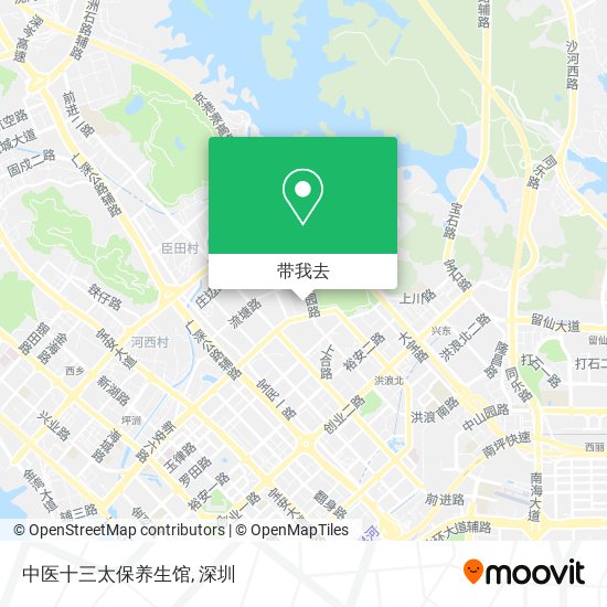 中医十三太保养生馆地图