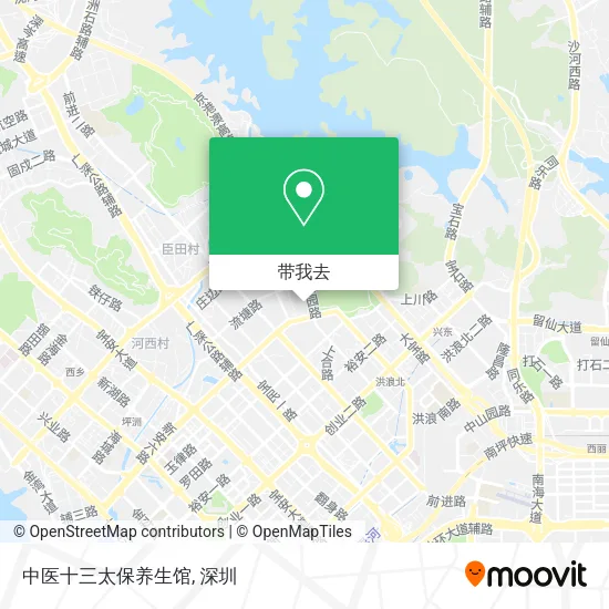 中医十三太保养生馆地图