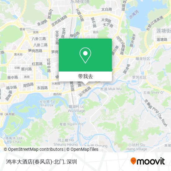 鸿丰大酒店(春风店)-北门地图