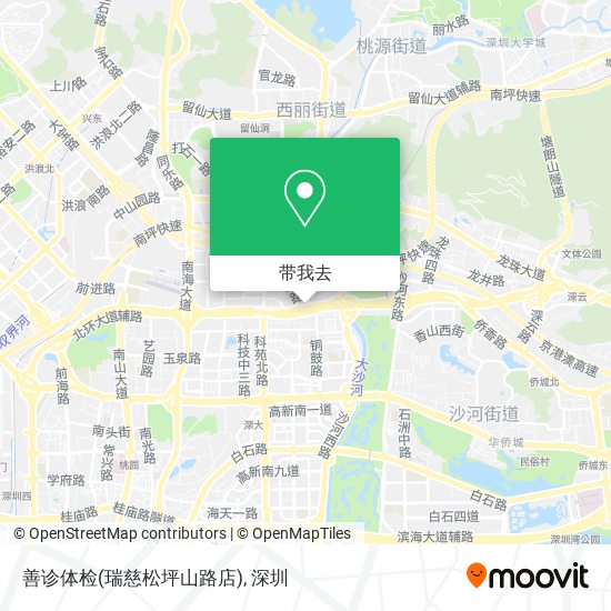 善诊体检(瑞慈松坪山路店)地图