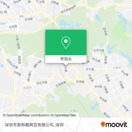 深圳市新和都商贸有限公司地图