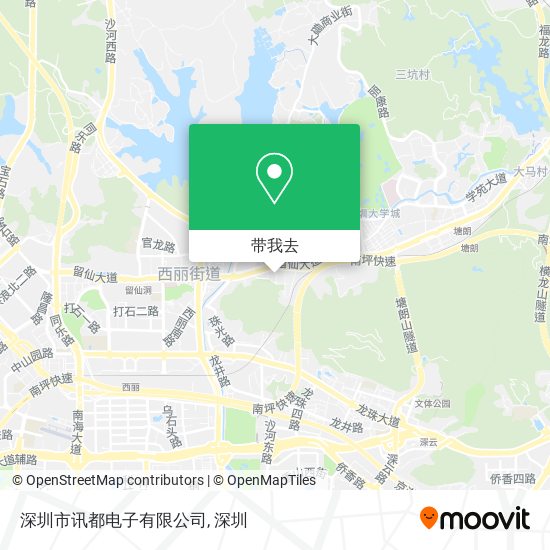 深圳市讯都电子有限公司地图
