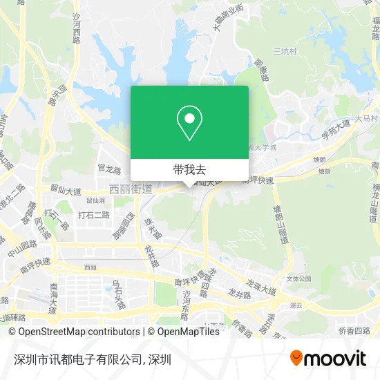 深圳市讯都电子有限公司地图