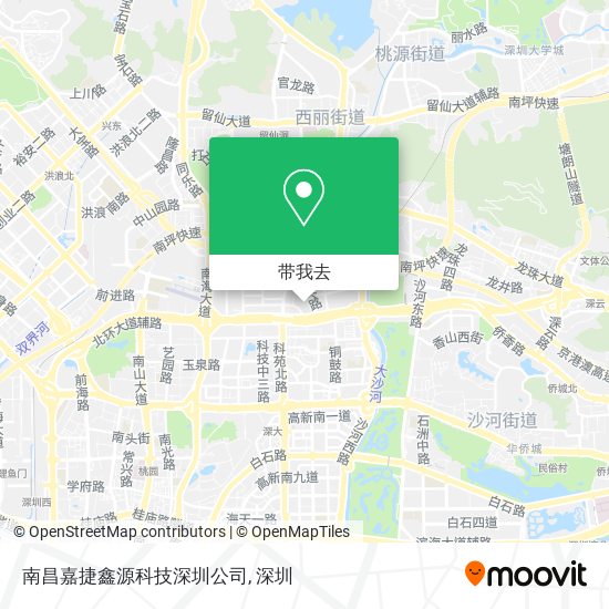 南昌嘉捷鑫源科技深圳公司地图