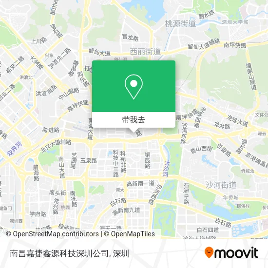 南昌嘉捷鑫源科技深圳公司地图