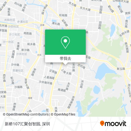 新桥107汇聚创智园地图