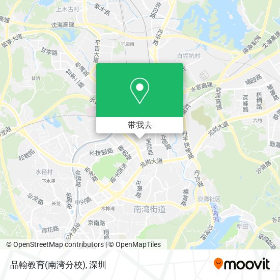 品翰教育(南湾分校)地图