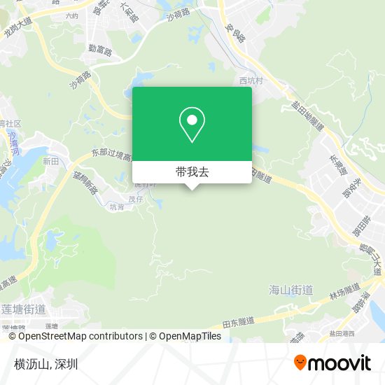 横沥山地图