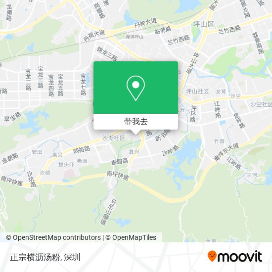 正宗横沥汤粉地图