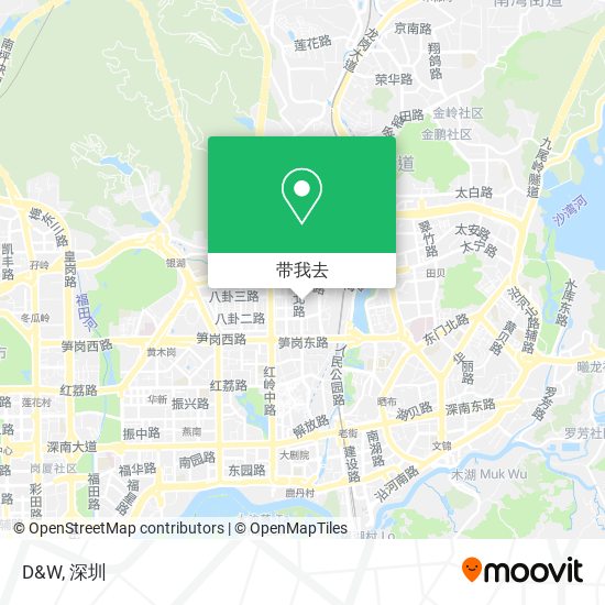 D&W地图