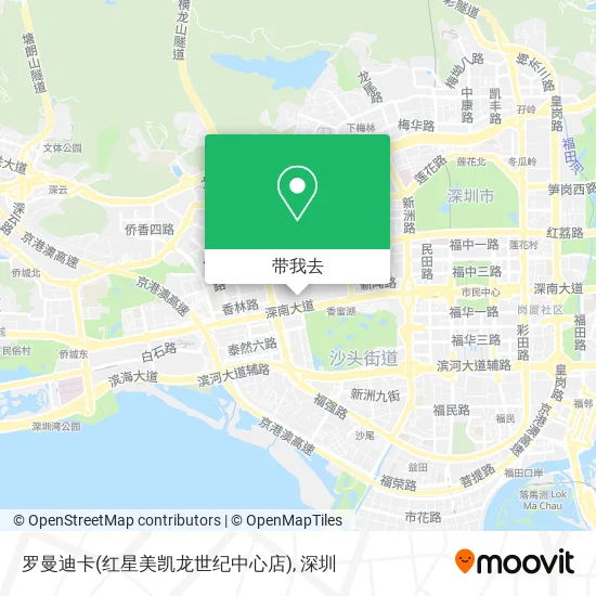 罗曼迪卡(红星美凯龙世纪中心店)地图