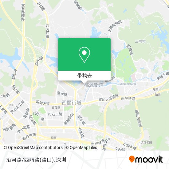 沿河路/西丽路(路口)地图