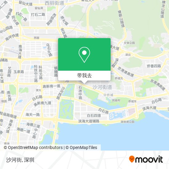 沙河街地图