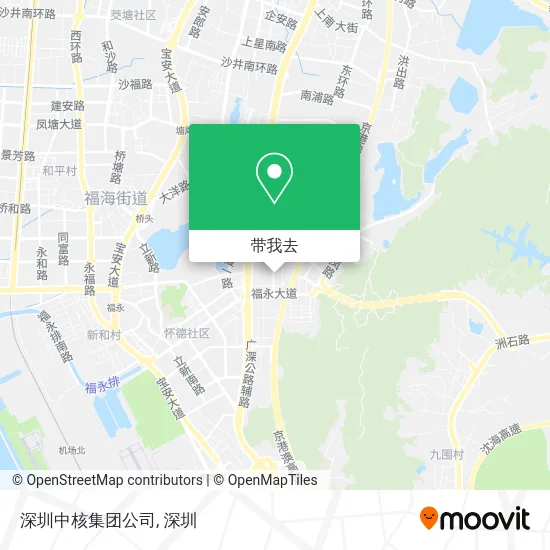 深圳中核集团公司地图