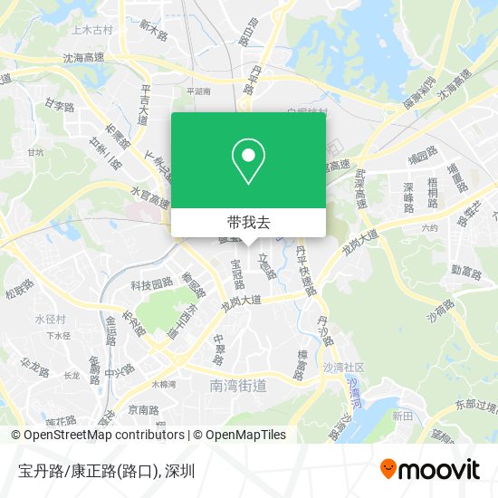 宝丹路/康正路(路口)地图