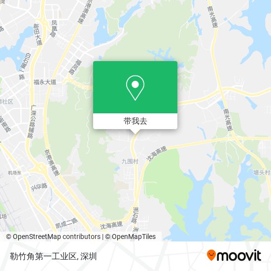 勒竹角第一工业区地图