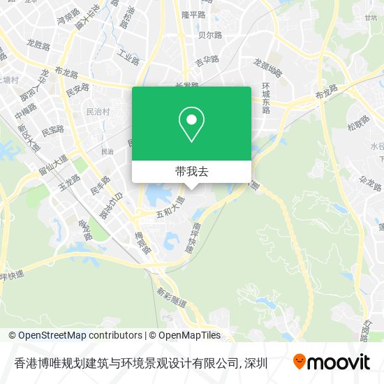 香港博唯规划建筑与环境景观设计有限公司地图