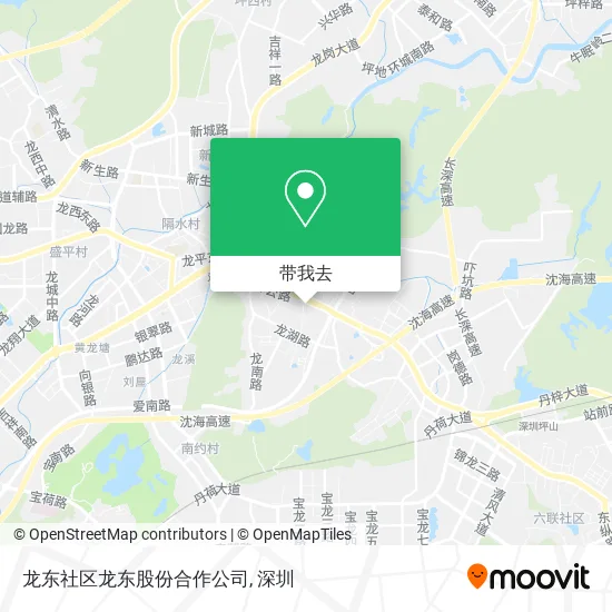 龙东社区龙东股份合作公司地图