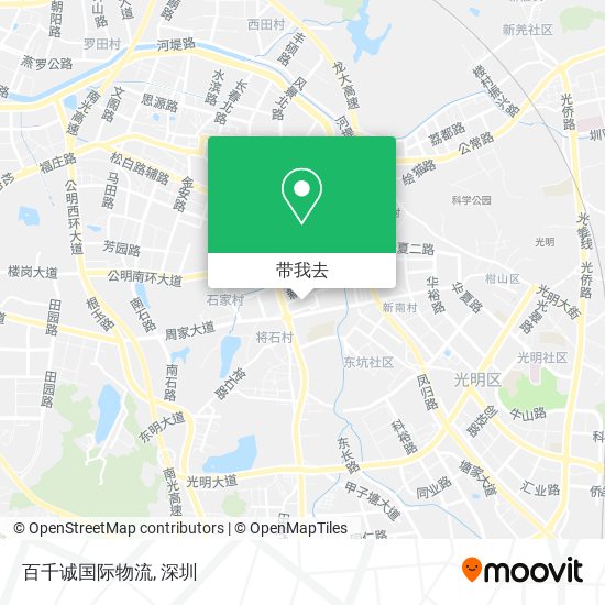 百千诚国际物流地图