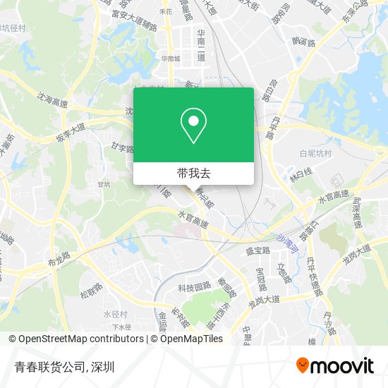 青春联货公司地图