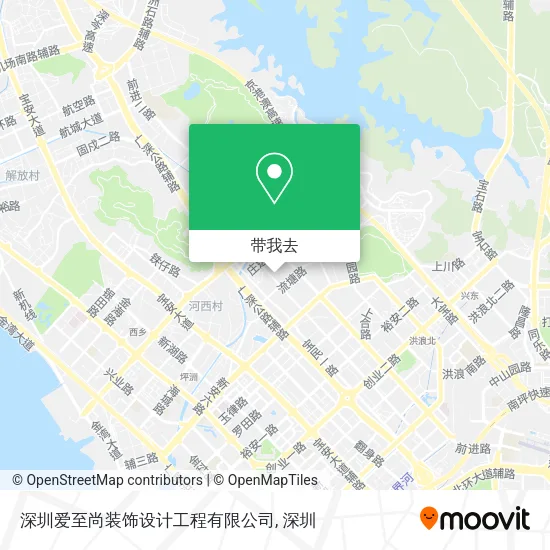 深圳爱至尚装饰设计工程有限公司地图