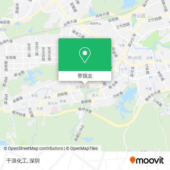 千浪化工地图