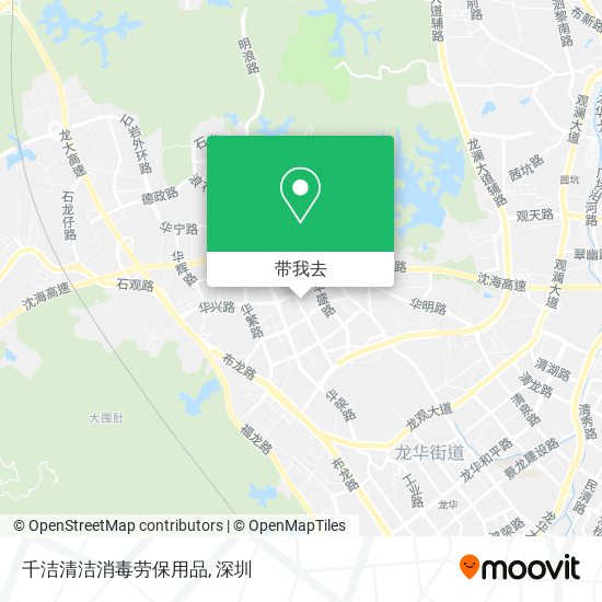 千洁清洁消毒劳保用品地图
