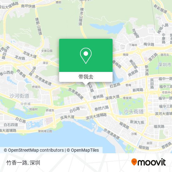 竹香一路地图