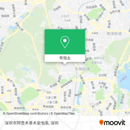 深圳市阿贵木香木架包装地图