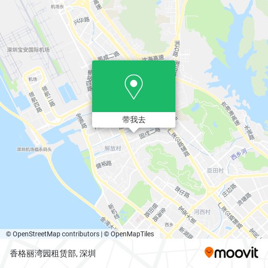 香格丽湾园租赁部地图