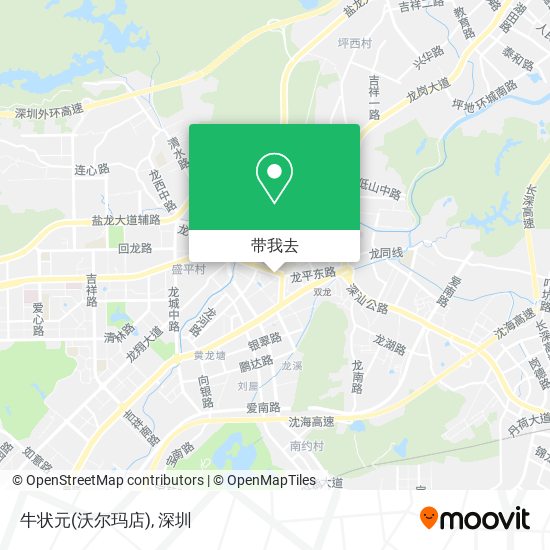 牛状元(沃尔玛店)地图