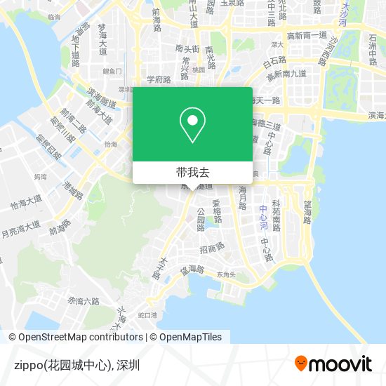 zippo(花园城中心)地图