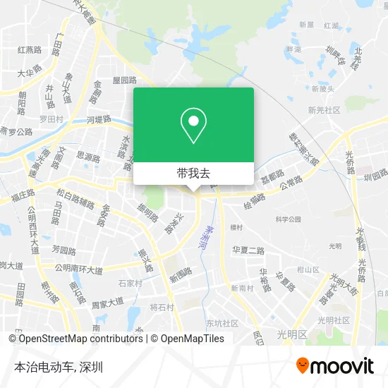 本治电动车地图