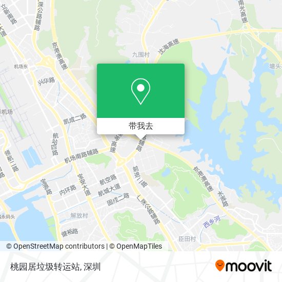 桃园居垃圾转运站地图
