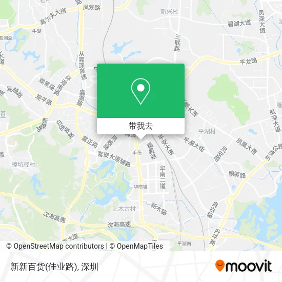 新新百货(佳业路)地图